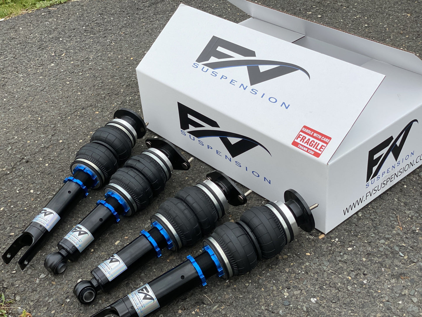 FV Suspension Tier 1 Budget kit Complete Air Ride kit for 16-19 Mercedes-Benz E-Class W213 4Matic or Rwd - Full Kit