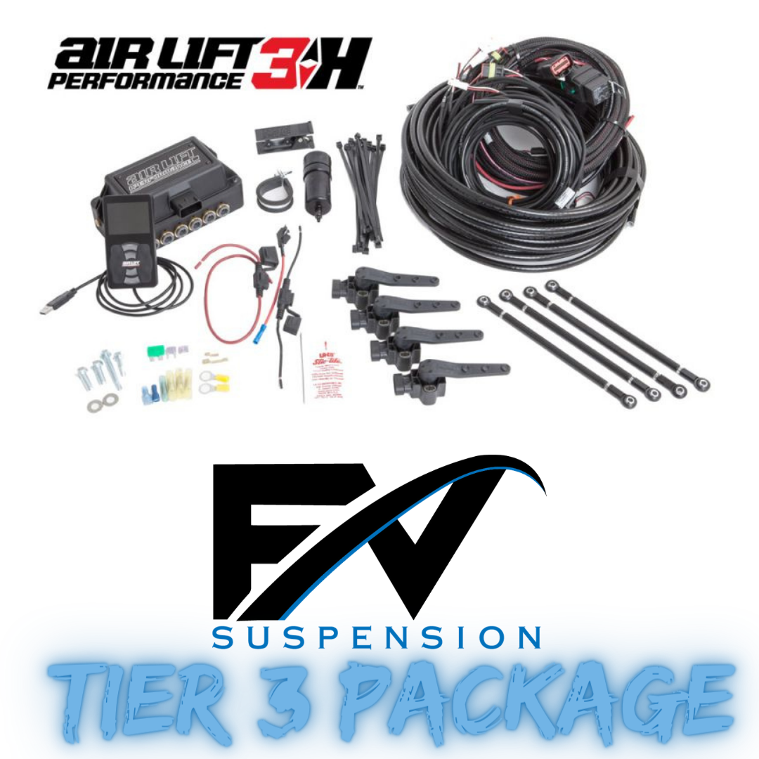 FV Suspension 3H Tier 3 Complete Air Ride kit for 97-02 Audi S4 - Full Kit