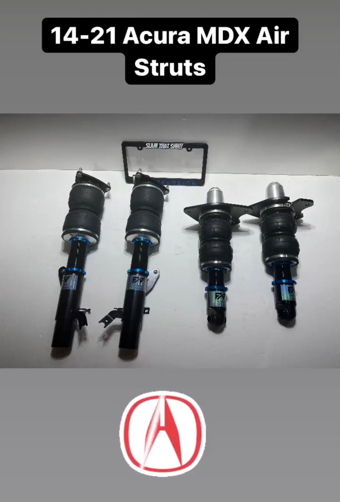 FV Suspension 3P Tier 2 Complete Air Ride kit for 14-23 Acura MDX - FVALtier2kit11