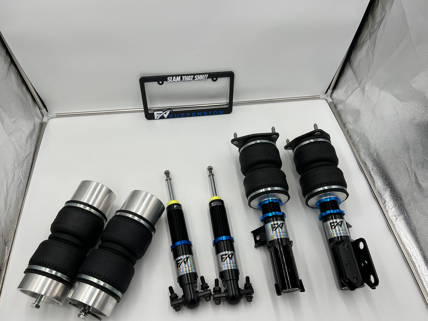 FV Suspension 3P Tier 2 Complete Air Ride kit for 2015+ Ford Mustang - FVALtier2kit213